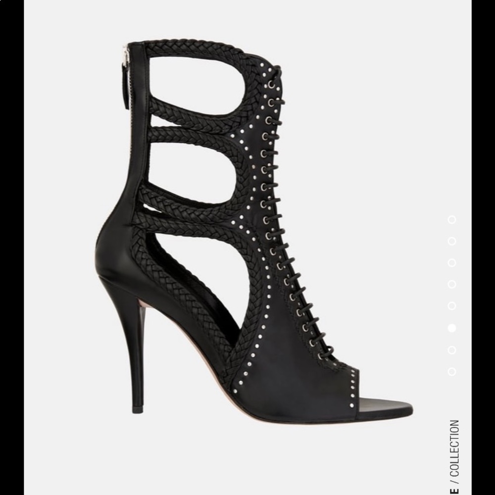 Studded leather sandal